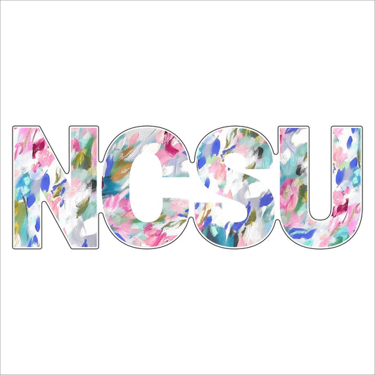 NCSU Watercolor | 0.75in. Acrylic Cutout
