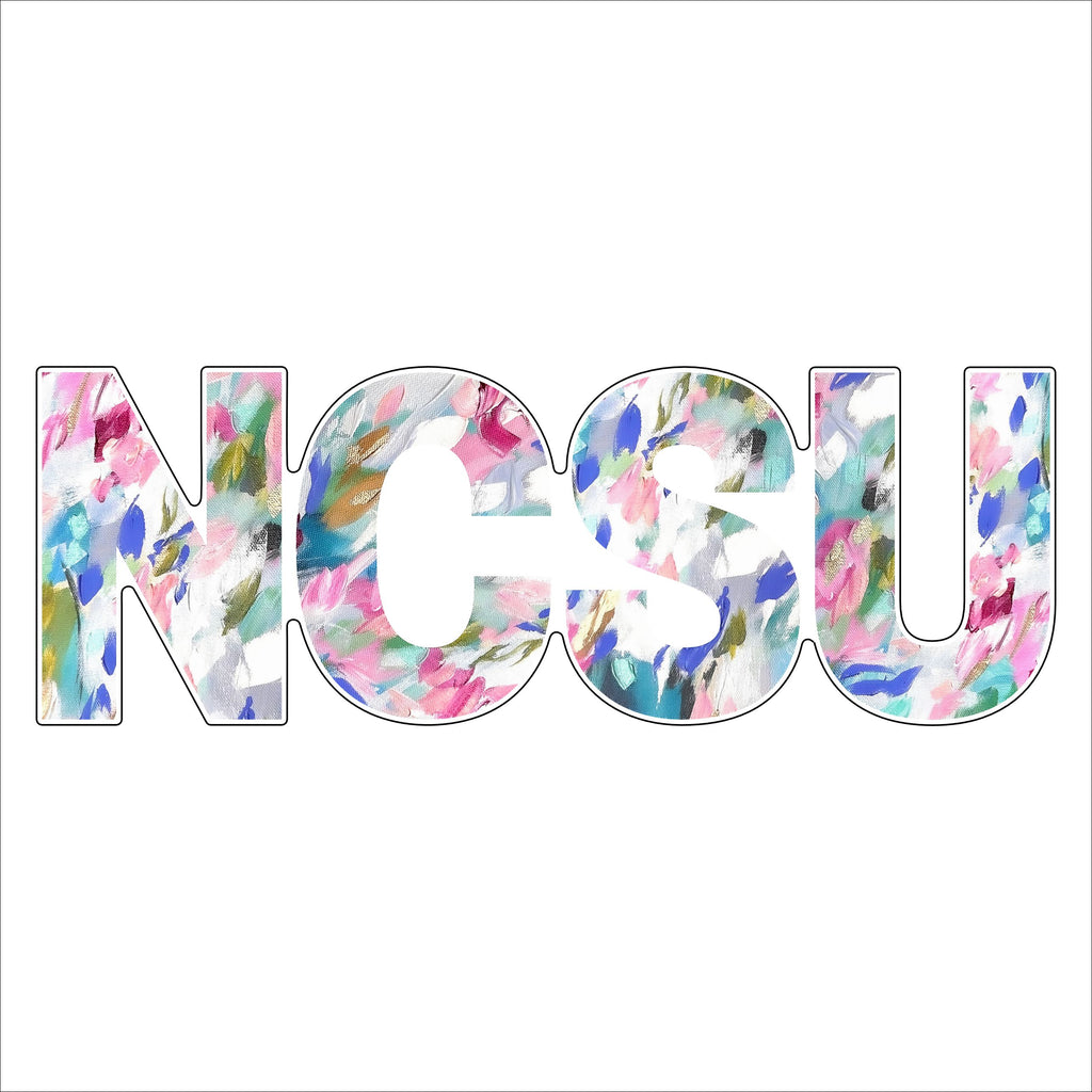 NCSU Watercolor | 0.75in. Acrylic Cutout | Case Bundle of 25