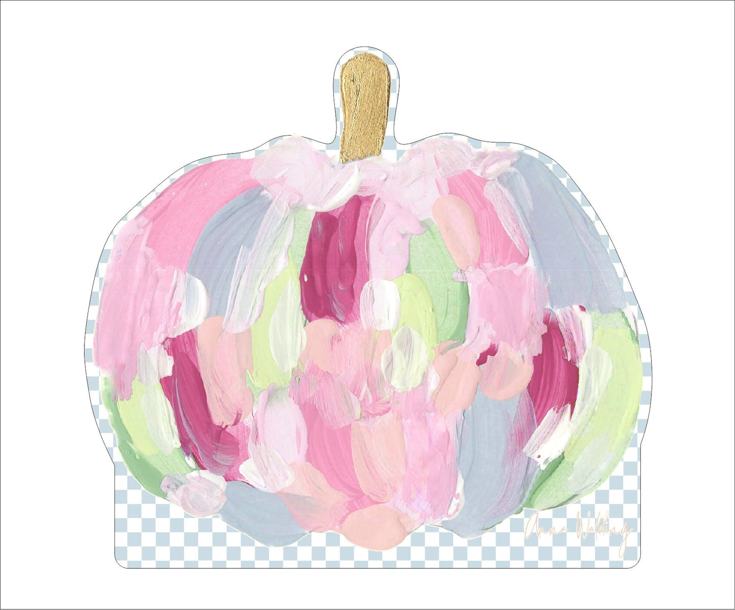 AWA-013 Pastel Pumpkin 2 | 0.75in. Acrylic Cutout |