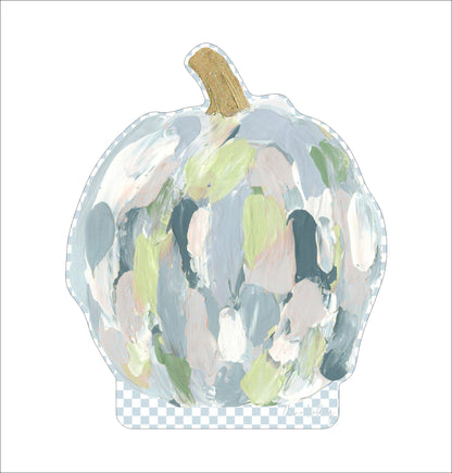 AWA-017 Blue Pumpkin 1 | 0.75in. Acrylic Cutout |
