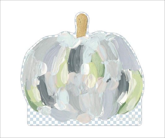 AWA-018 Blue Pumpkin 2 | 0.75in. Acrylic Cutout  |