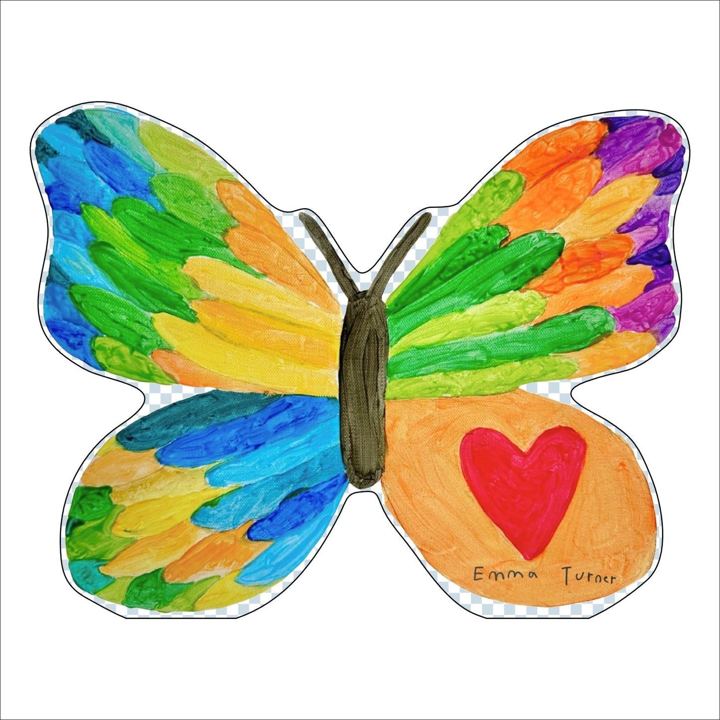 AWA-020 Butterfly | 0.75in. Acrylic Cutout |