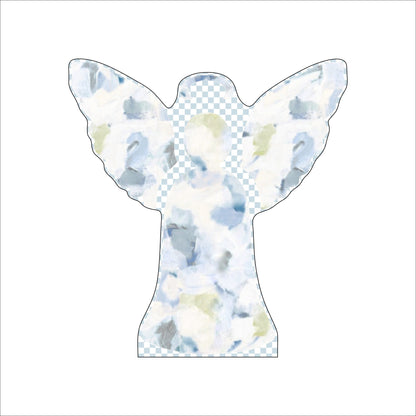 AWA-021 Angel B Cutout | 0.75in. Acrylic Cutout |