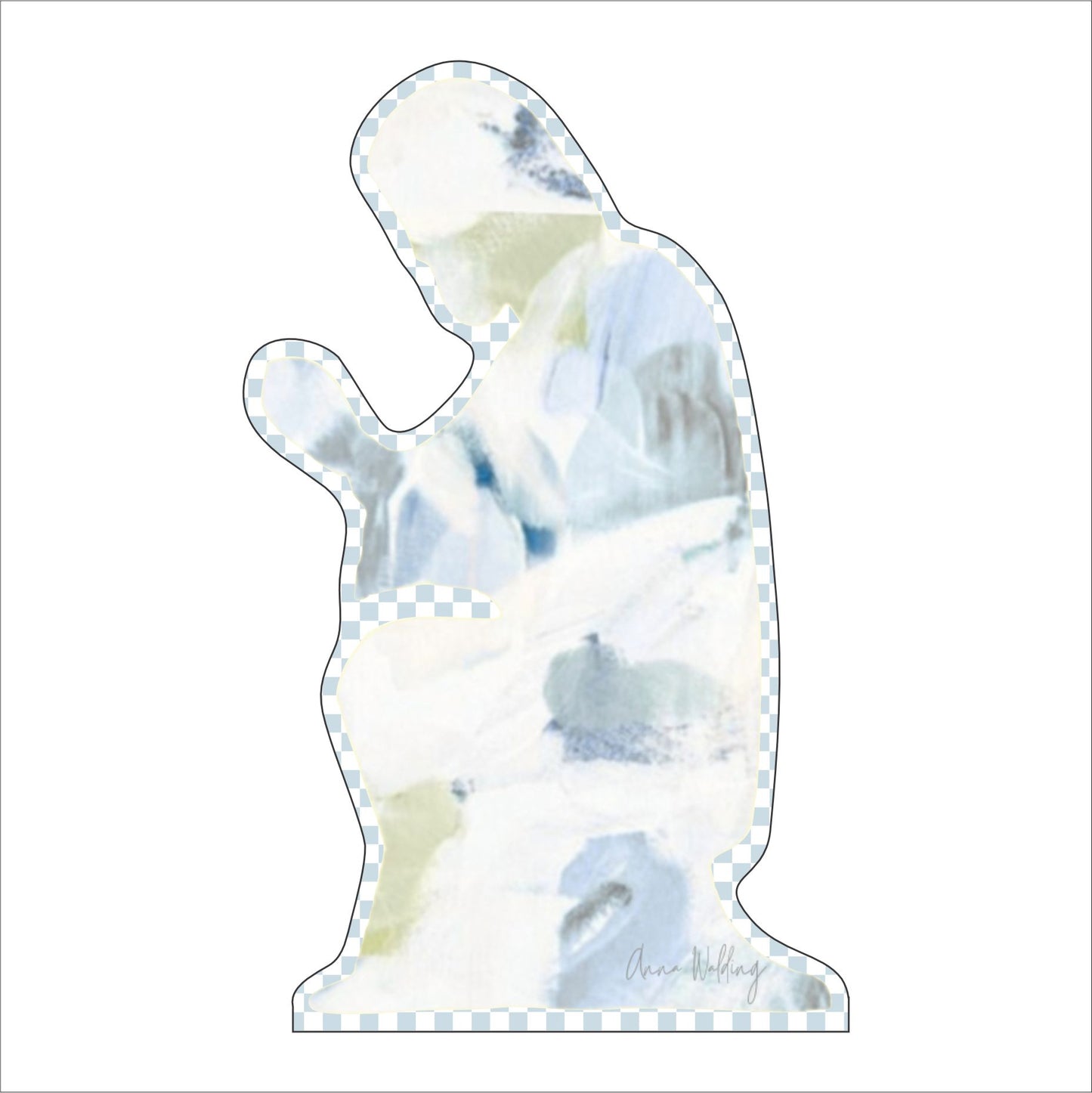 AWA-028 Joseph | 0.75in. Acrylic Cutout |