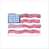 AWA-03 American Flag | 0.75in. Acrylic Cutout |