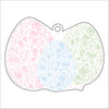 AWA-042 Three Eggs | 0.25in. Acrylic Ornament |