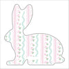 AWA-044 Bunny Pink White | 0.75in. Acrylic |