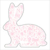 AWA-046 Pink Bow Bunny | 0.75in. Acrylic |