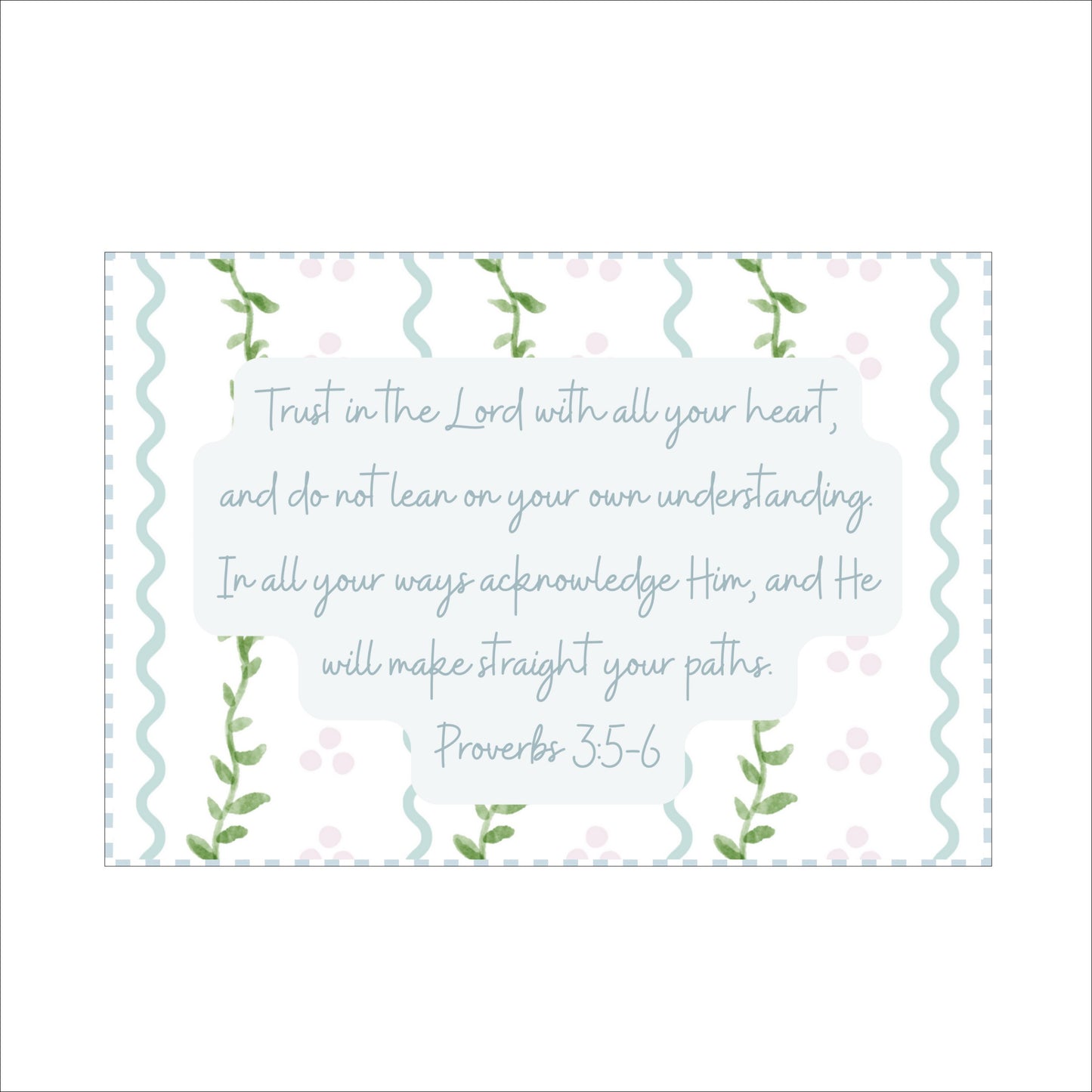 AWA-04 Trust in the Lord | 0.75in. Acrylic Cutout |