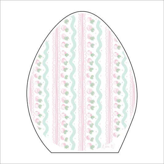 AWA-053 Egg Pink White Medium | 0.75in. Acrylic |