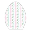 AWA-054 Egg Pink White Large | 0.75in. Acrylic |