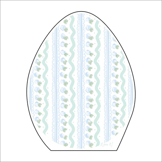 AWA-055 Egg Blue White Small | 0.75in. Acrylic | Case Bundle of 25