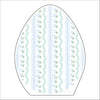 AWA-057 Blue Bow Egg Large | 0.75in. Acrylic | Case Bundle of 25