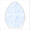 AWA-060 Blue Bow Egg Small | 0.75in. Acrylic |