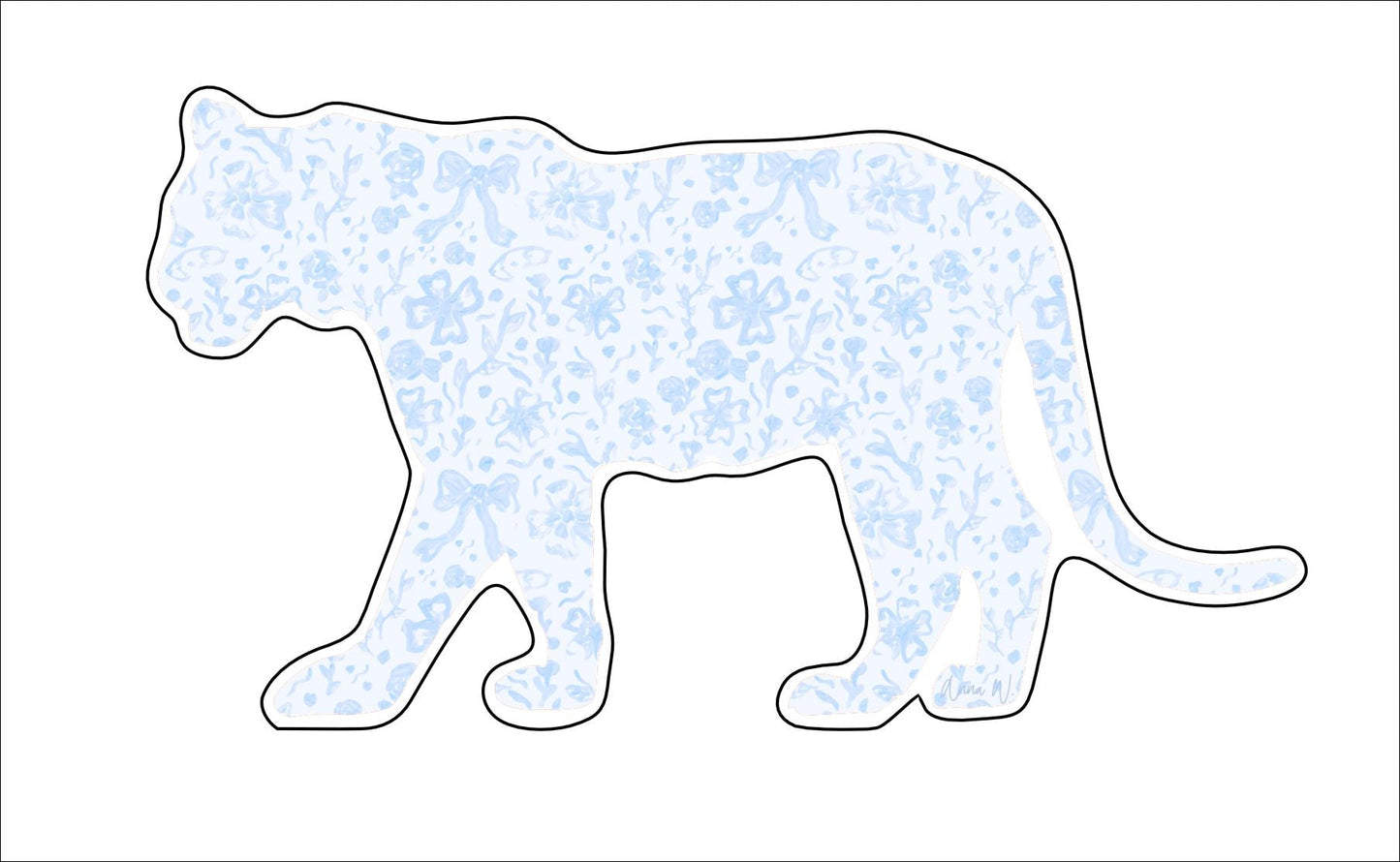 Blue Tiger | 0.75in. Acrylic Cutout |
