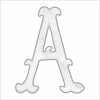 AWA-068 Letter A | 0.75in. Acrylic Contour | Case Bundle of 25
