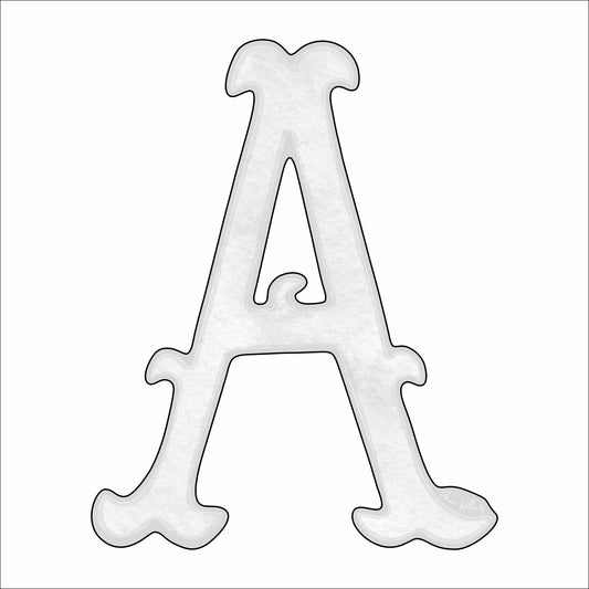 AWA-068 Letter A | 0.75in. Acrylic Contour | Case Bundle of 25