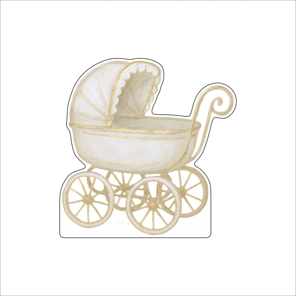 AWA-081 Baby Carriage Mini | 0.50Acrylic Mini | Case of 25