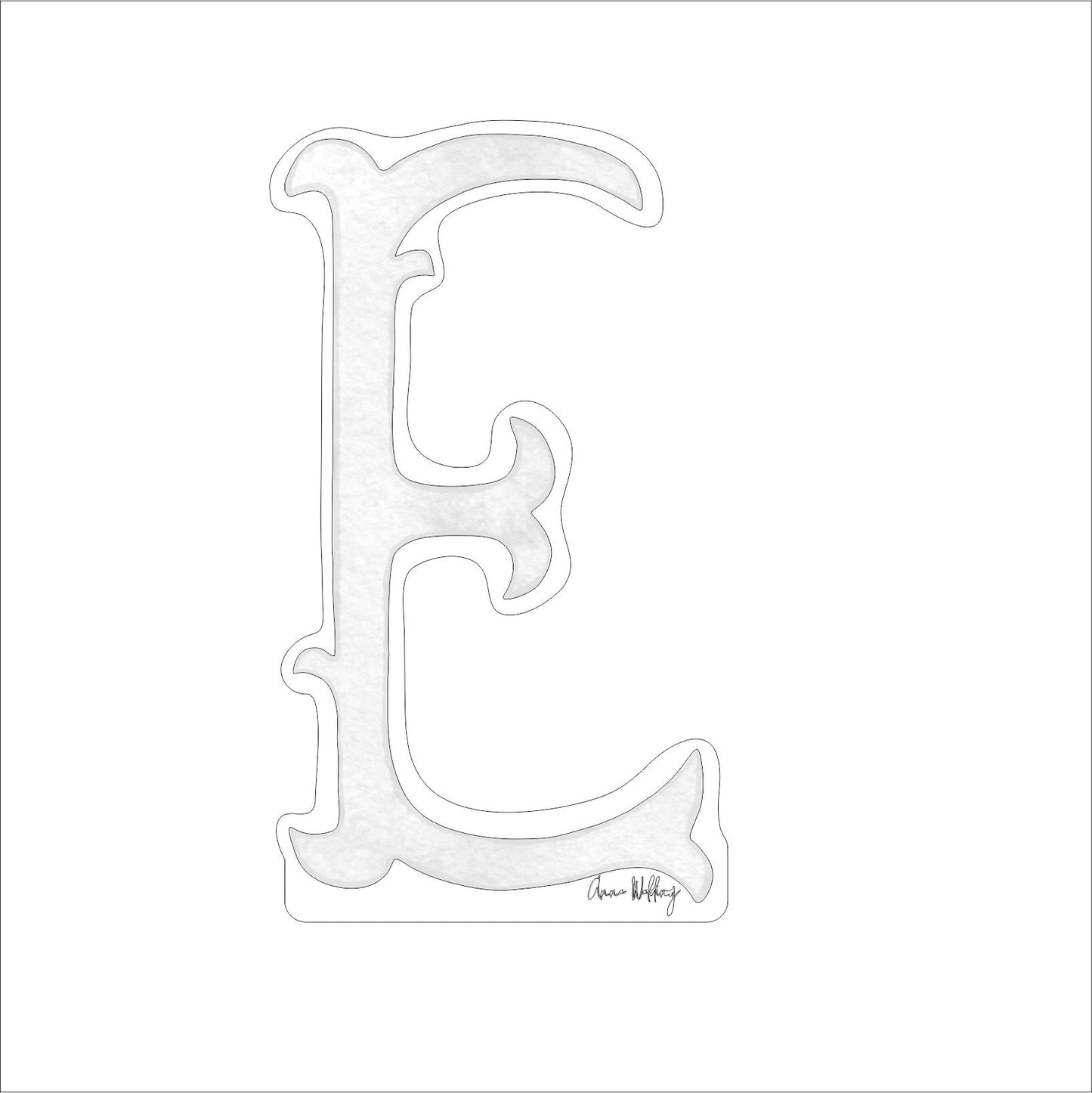 AWA-097 E | 0.75Acrylic Contour |
