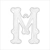 AWA-102 M Ornament | 0.25Acrylic Ornament | Case of 25