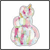 AWA-114 Pink Pumpkin Charm | 0.125Acrylic Magnet | Case of 25
