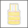 AWA-116 Birthday Cake Charm | 0.125Acrylic Magnet | Case of 25