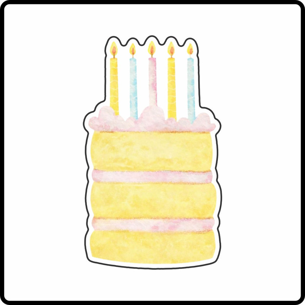 AWA-116 Birthday Cake Charm | 0.125Acrylic Magnet | Case of 25
