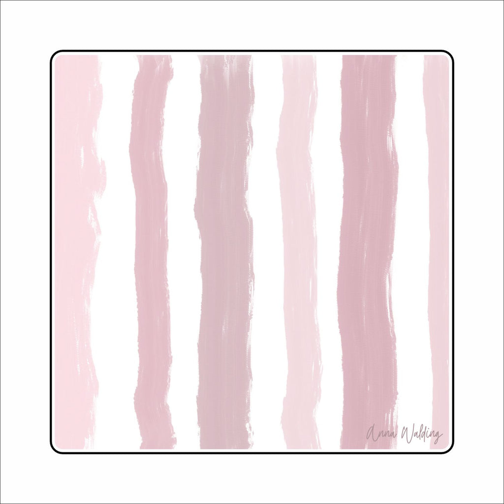 AWA-117 Pink Strip Base | 0.75Acrylic Charm Base with Steel Disc | Case of 25