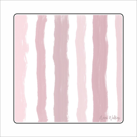 AWA-117 Pink Strip Base | 0.75Acrylic Charm Base with Steel Disc | Case of 25