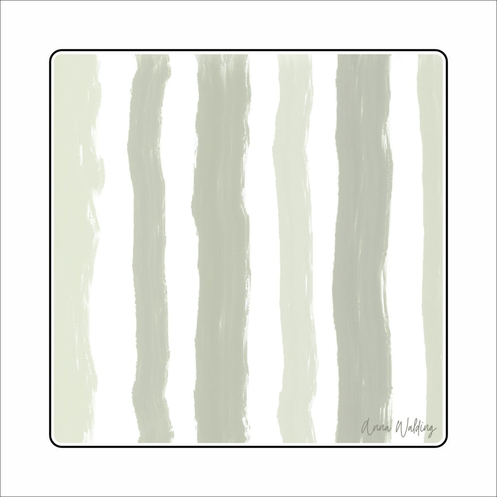AWA-118 Green Strip Base | 0.75Acrylic Charm Base with Steel Disc | Case of 25