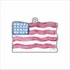 AWA-124 American Flag Ornament | 0.25Acrylic Ornament