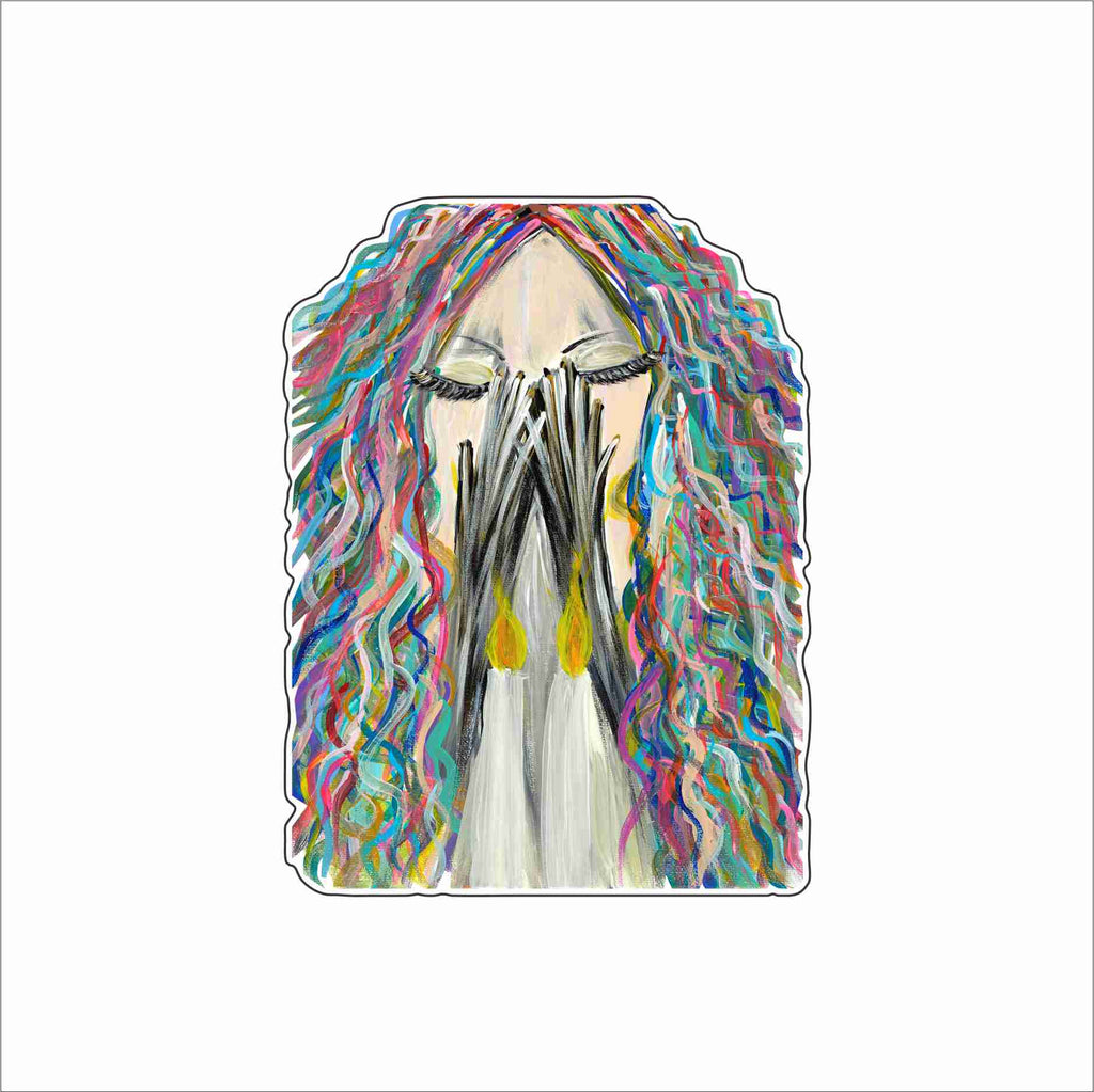 AZD-002 Candle Woman Mini | 0.50Acrylic Mini Contour