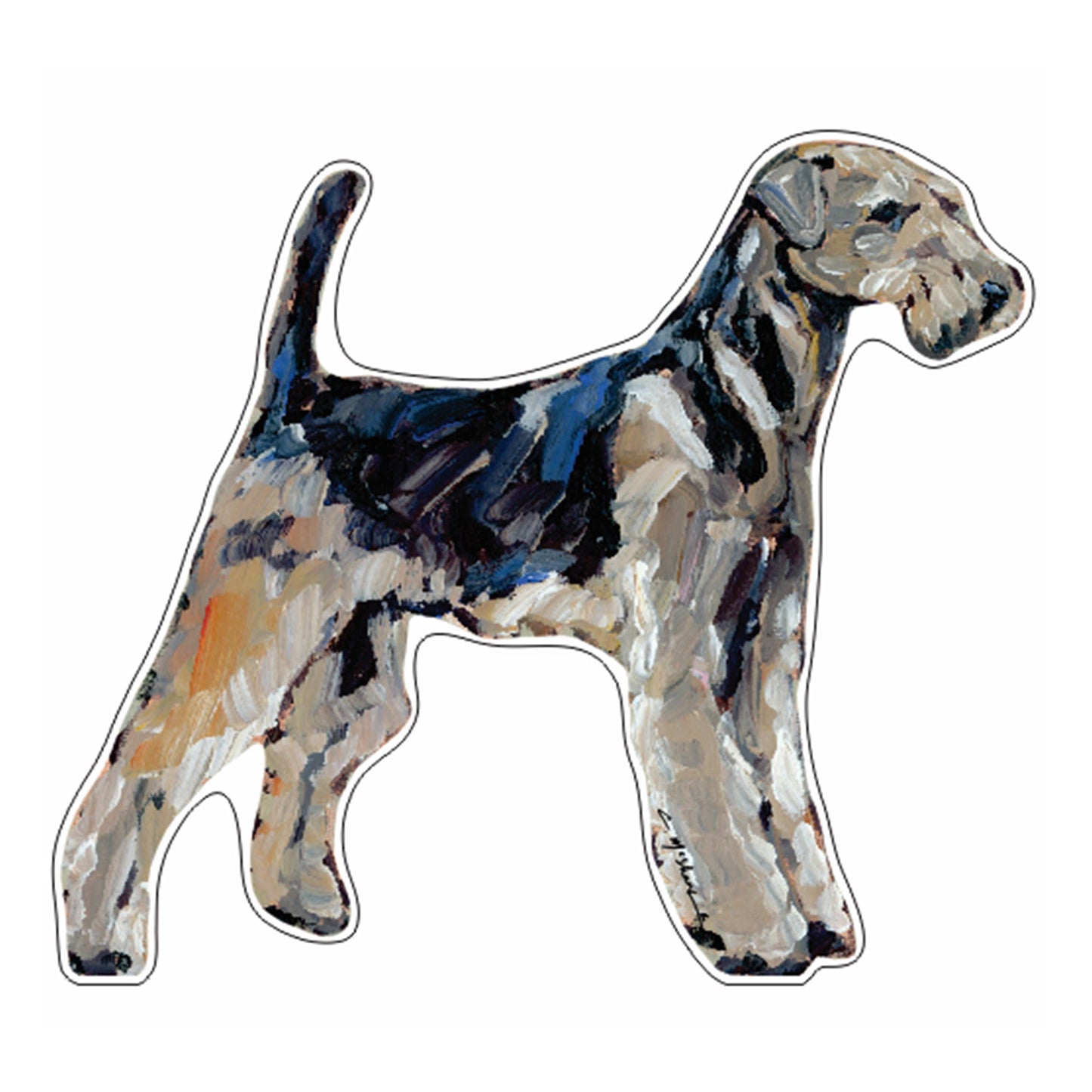 Airedale | 0.50in. Acrylic Mini | Case of 25