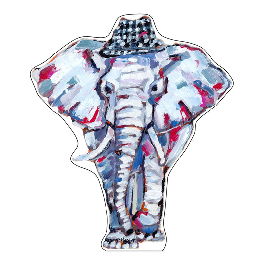 Alabama Elephant | 0.75in. Acrylic Shelfie | Case of 25
