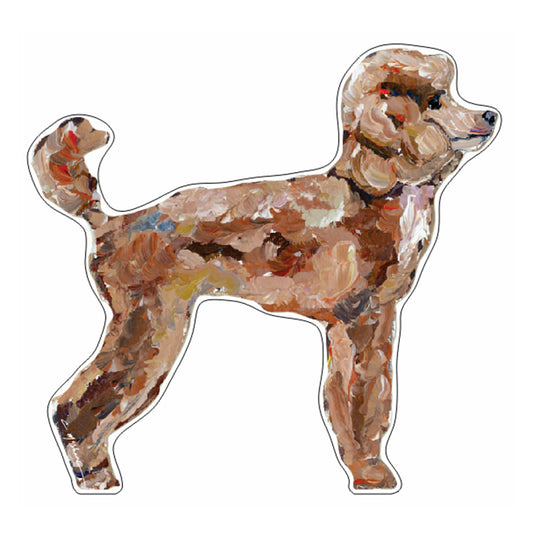 Apricot Poodle | 0.75in. Acrylic Shelfie | Case of 25