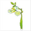 Aqua Blossoms | 0.25in. Acrylic Floral