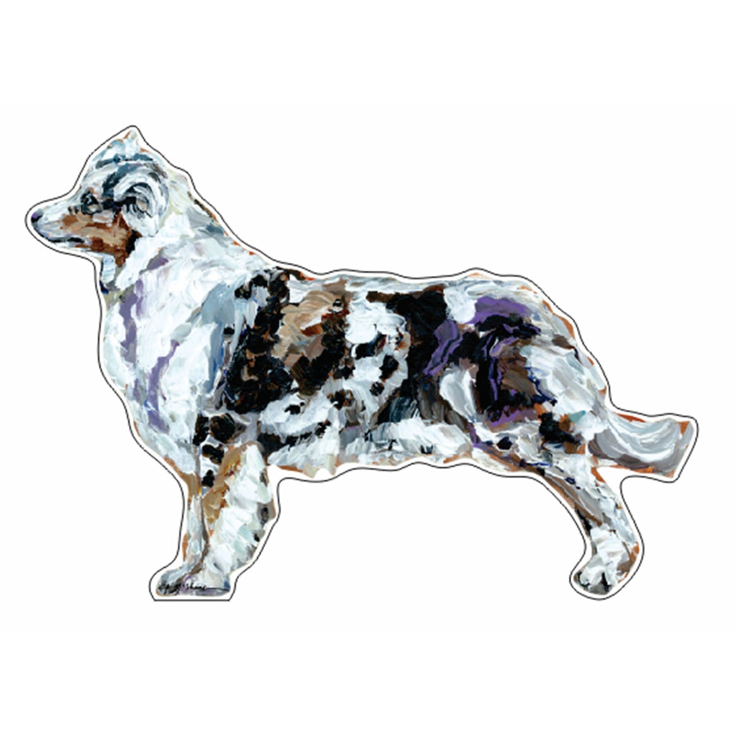 Australian Shepherd | 0.25in. Acrylic Ornament | Case of 25