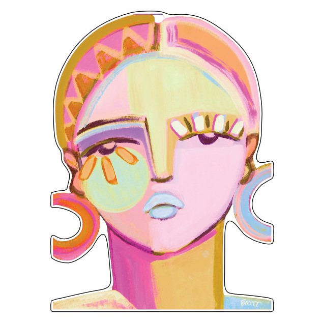 BAA-001 Pink and Fushia | 0.75in. Acrylic Cutout | Case Bundle any 10+ (Pack of 1)