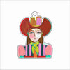 BAA-025 Cowgirl Christmas Brunette Ornament | 0.25Acrylic Ornament