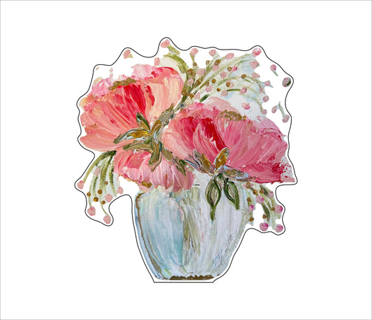 BFA-004 Red Floral | 0.75in. Acrylic Cutout | Case (any 10+)