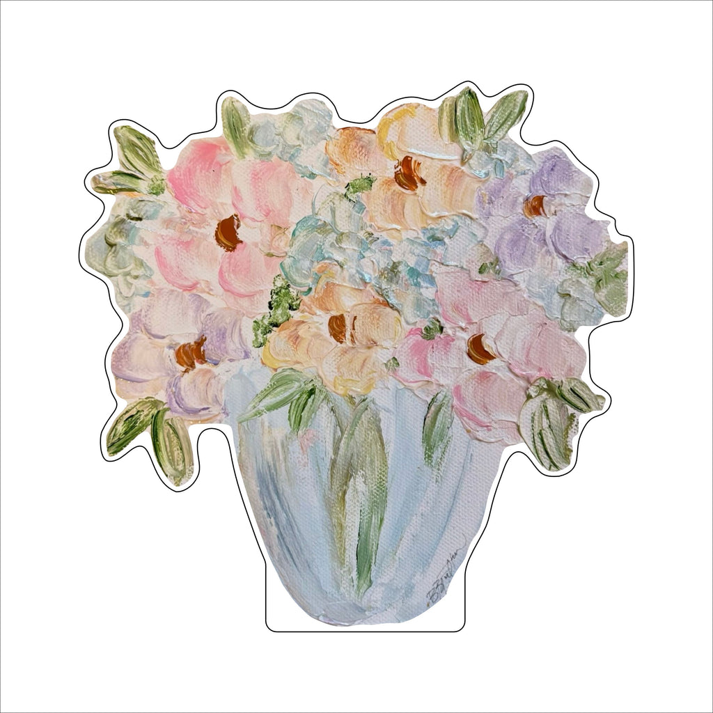 BFA-005 Pastel Floral | 0.75in. Acrylic Cutout | Case (any 10+)