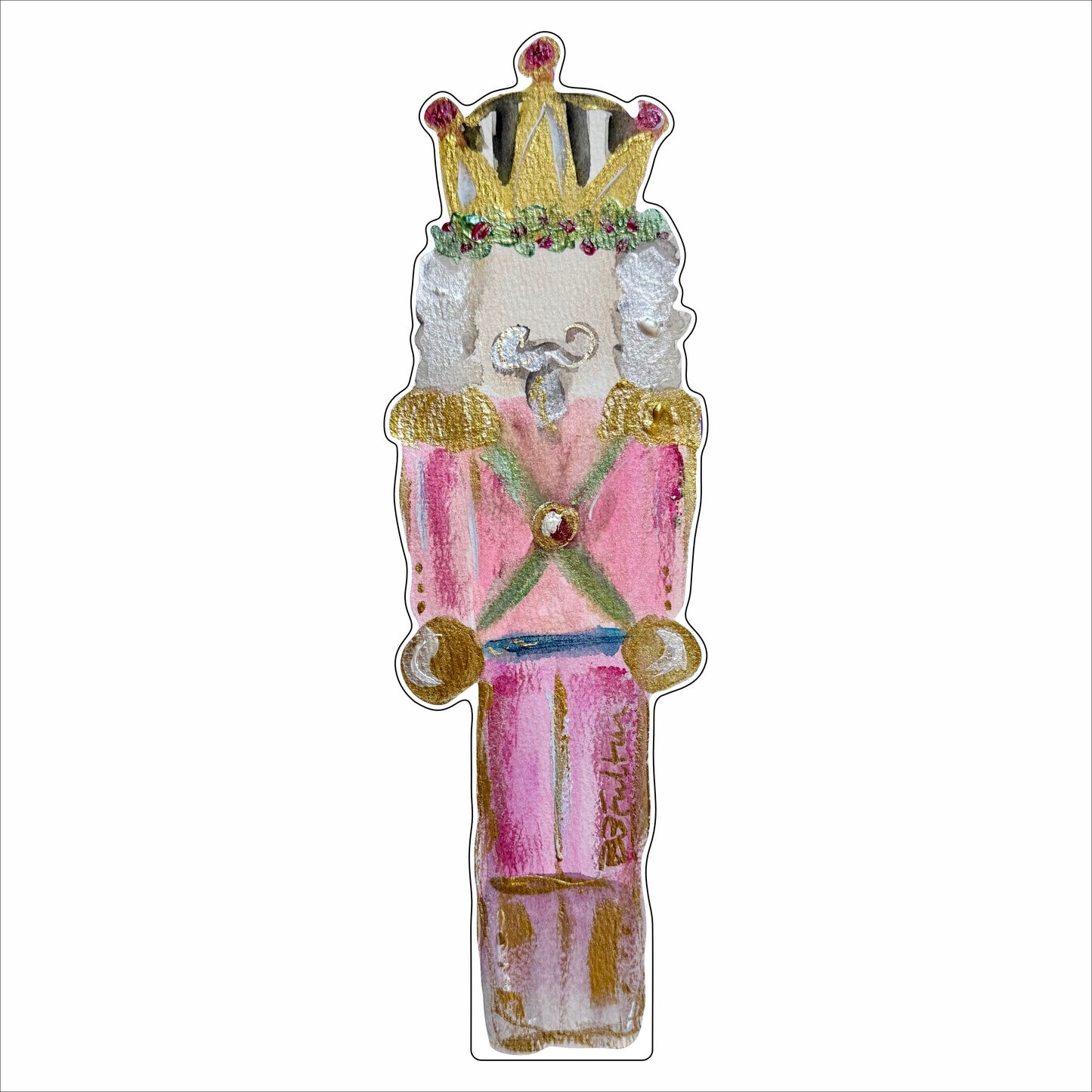 BFA-006 Pink Nutcracker | 0.75in. Acrylic Contour | Mix and  Match (any 10+)