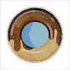 BLA-001 Pool Float Coaster | 0.25" Acrylic With Cork |  (Pack of 4)