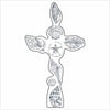 BLA-032 Shell Cross Mini | 0.50Acrylic Mini |