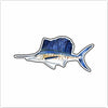 BLA-037 Sailfish Magnet | 0.125Acrylic Magnet |