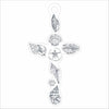 BLA-033 Shell Cross Ornament | 0.25Acrylic Ornament |