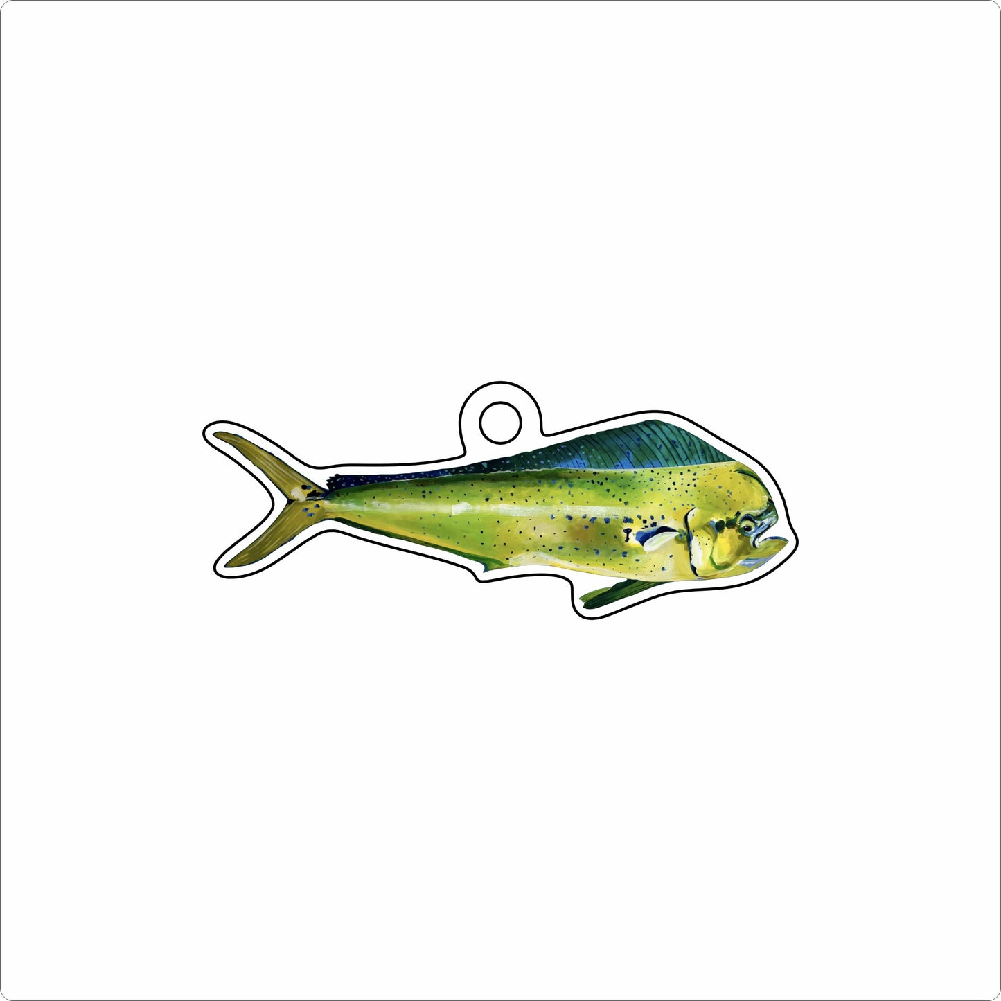 BLA-040 Mahi Ornament | 0.25Acrylic Ornament |