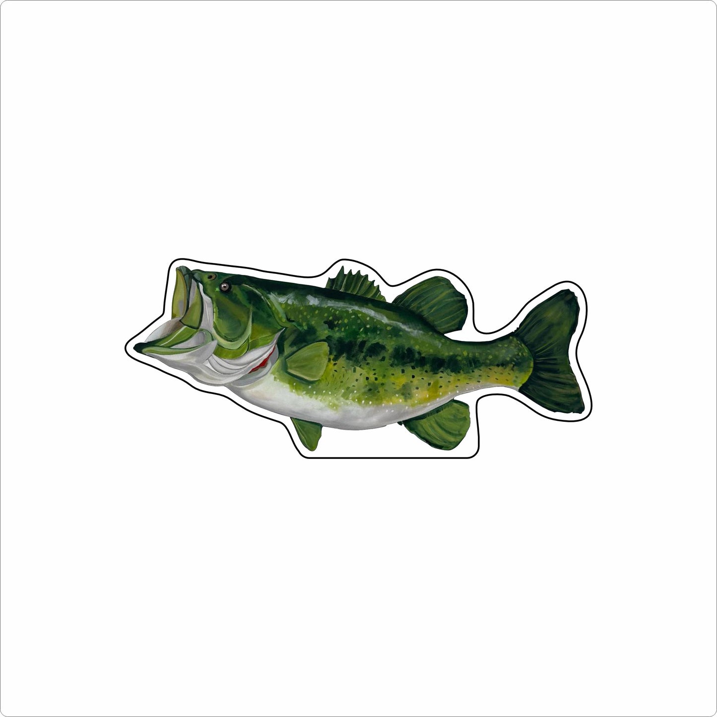 BLA-043 Large Mouth Bass Mini | 0.50Acrylic Contour |