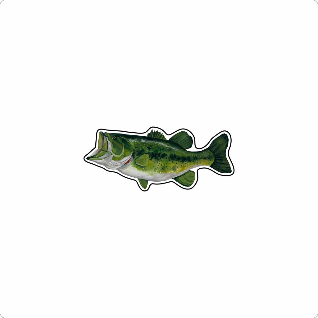 BLA-045 Large Mouth Bass Magnet | 0.125Acrylic Magnet |