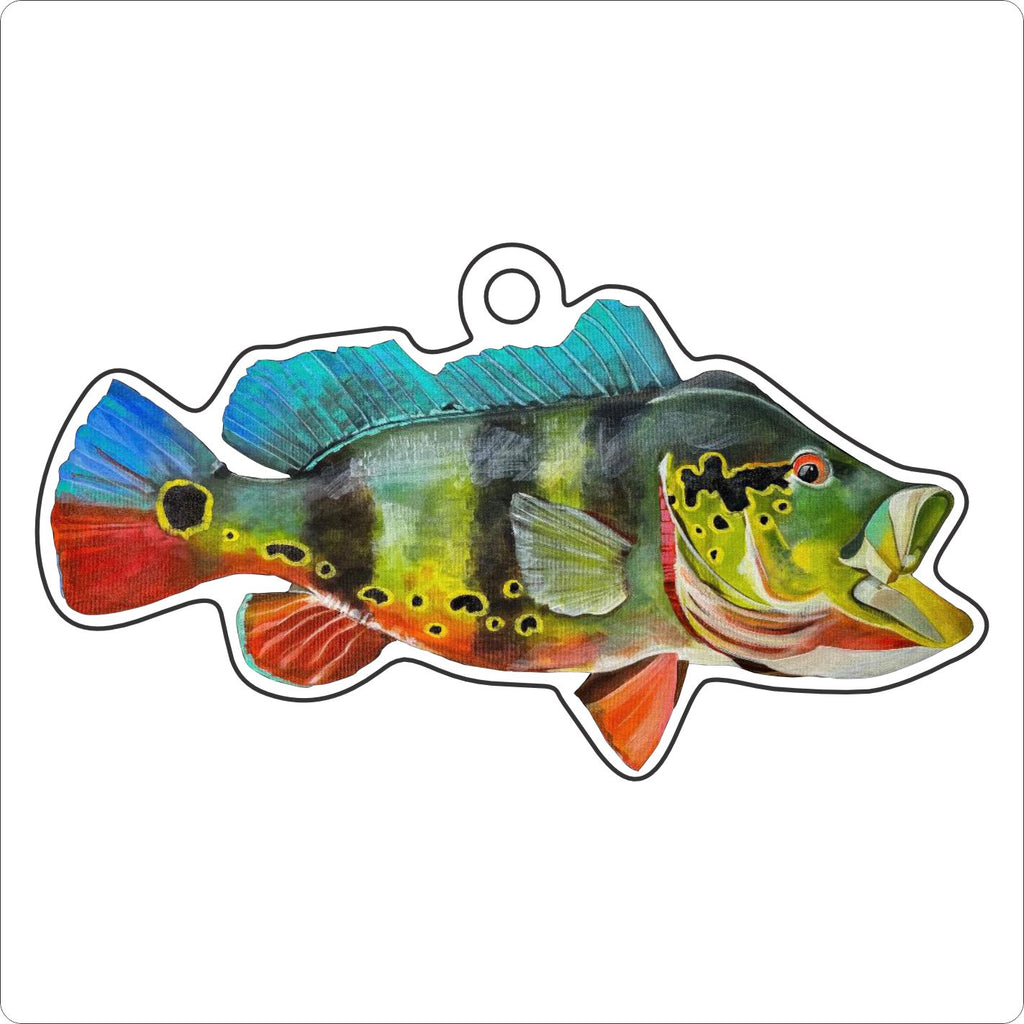 BLA-060 Peacock Bass Ornament | 0.25Acrylic Ornament